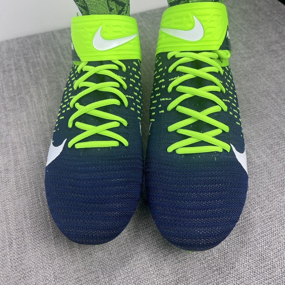 Nike Alpha Menace Elite 2 Football Cleats Seattle Seahawks BV2077-400 Size 11.5 - Picture 5 of 9